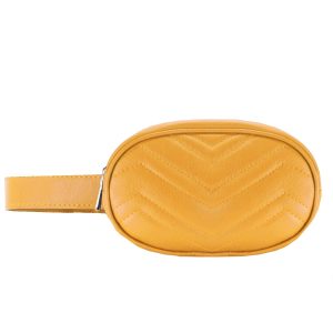 Afbeelding van leather waist bag.